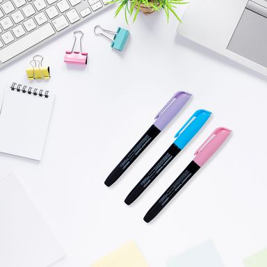 Set De Marcadores Colores Pastel  3 Piezas