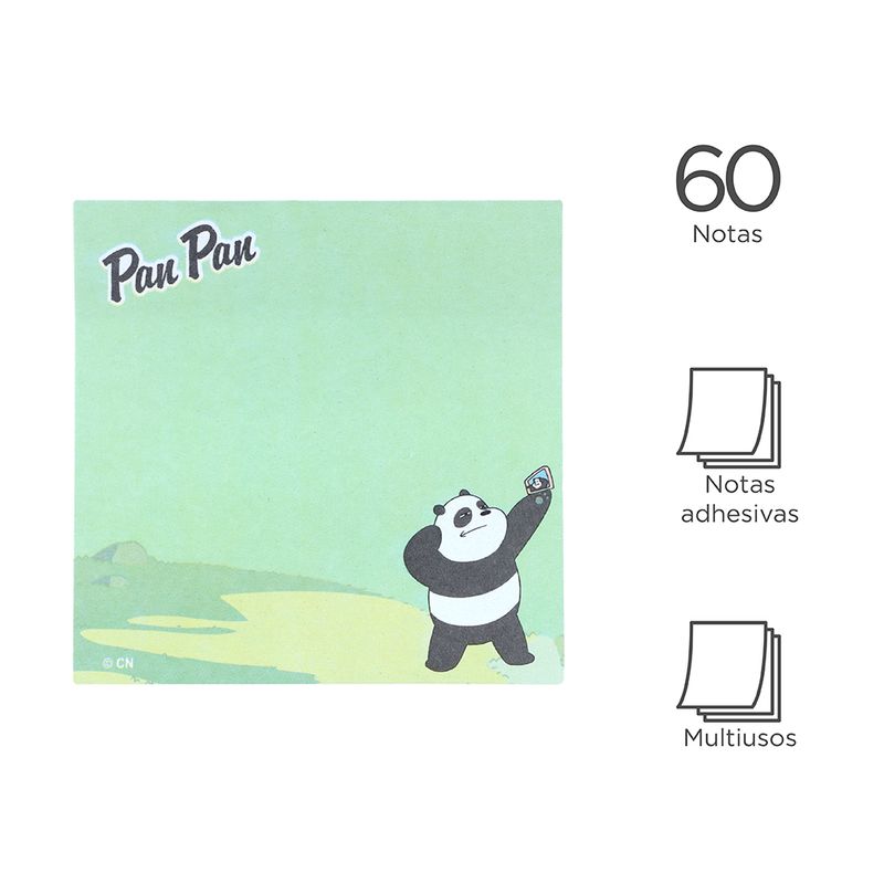 PostIt-60-Hojas-We-Bare-Bears-Panda-3-15834