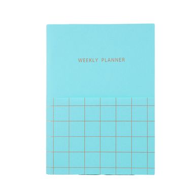 Cuaderno Planificador De Semana B5 Aguamarina  48 Hojas