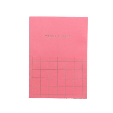 Cuaderno Planificador De Semana B5 Rojo  48 Hojas