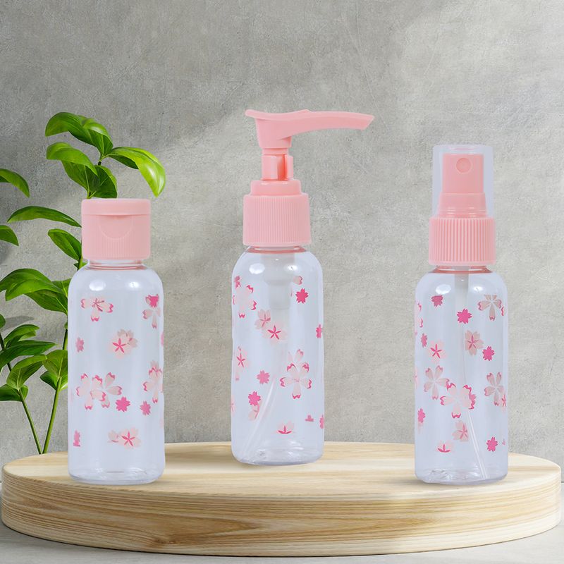 Set Botellas De Viaje Sakura Blossom - Viajes - Miniso en Línea