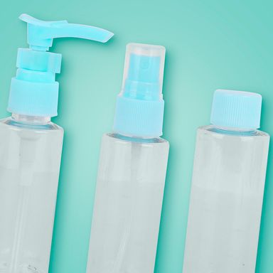 Kit de Botellas de Viaje Azul 11Pzas