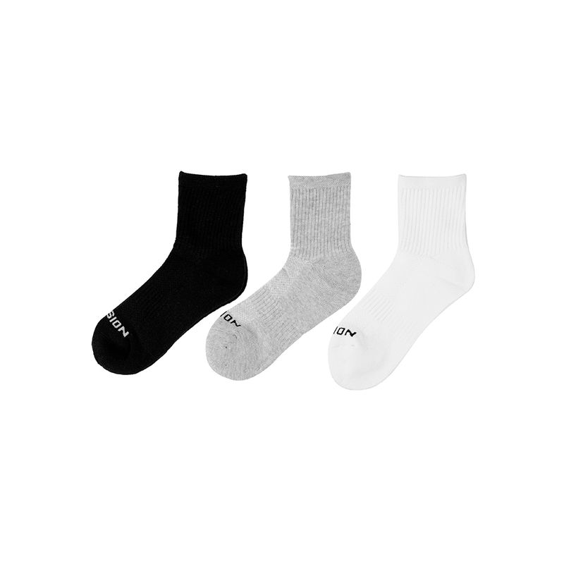 PACK 3 PARES CALCETINES HOMBRE NEGRO