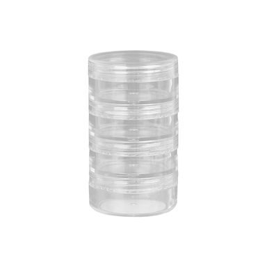 Frasco de Viaje de Cuatro Niveles Transparente 40G