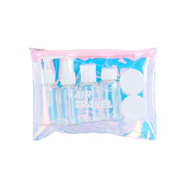 Kit de Botellas de Viaje con Estuche 6 Pcs Pink Me