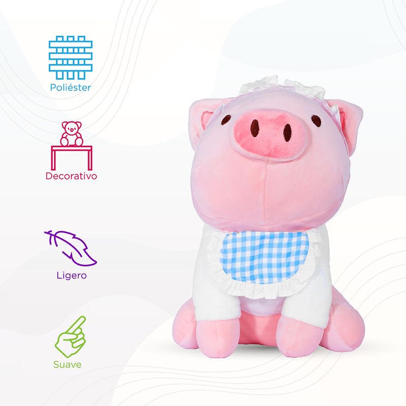 Peluche-de-Juguete-Pajamas-Pig-Series-Bib-2-16248