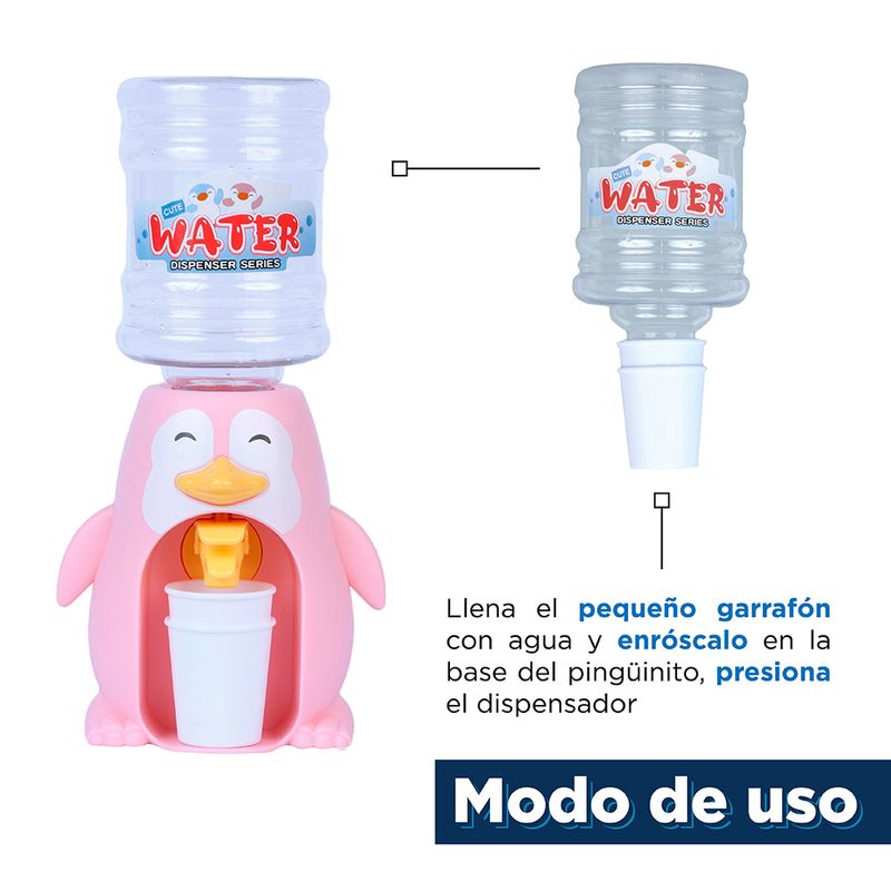 Dispensador-Mini-de-Agua-de-Ping-ino-Rosa-4-16211