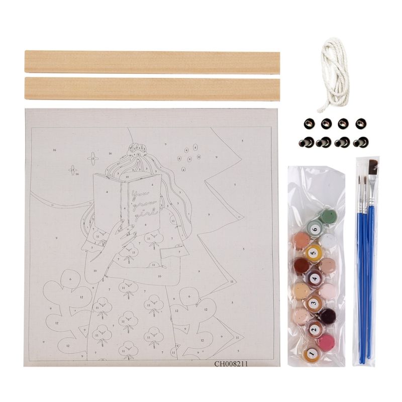 Set-para-Jugar-Conjunto-de-Pintura-de-Numeros-de-la-Serie-de-Bricolaje-Modelos-Variados-3-16227