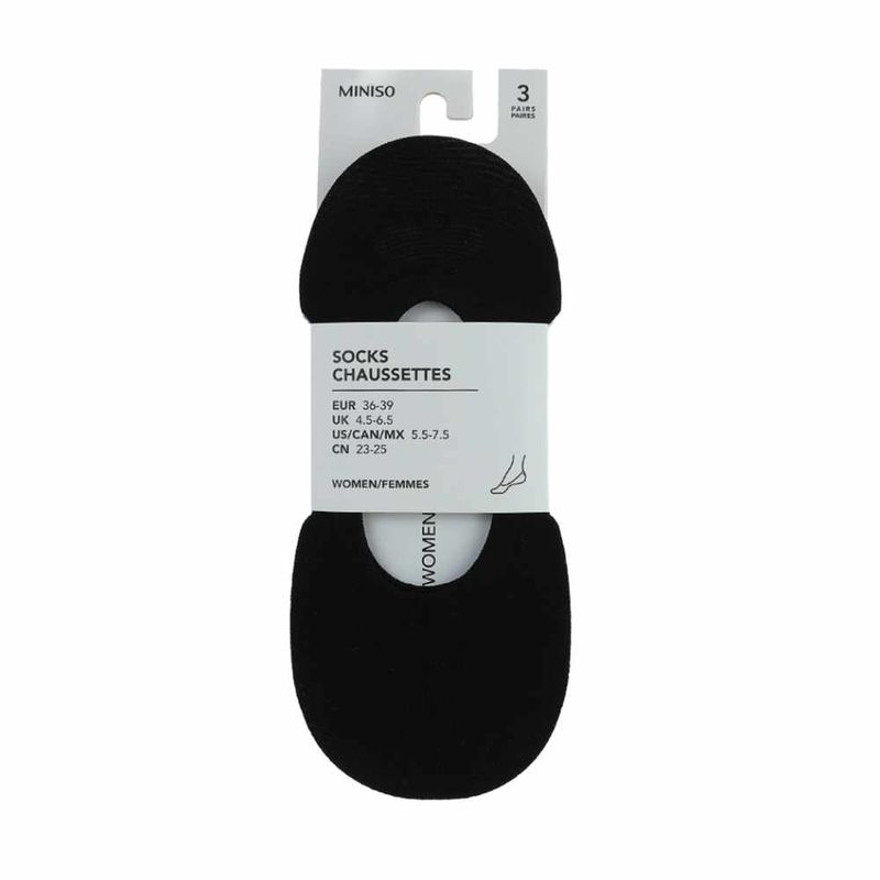 Protector-de-Pie-Transpirable-para-Mujer-Miniso-Brillos-3-Pares-2-16341