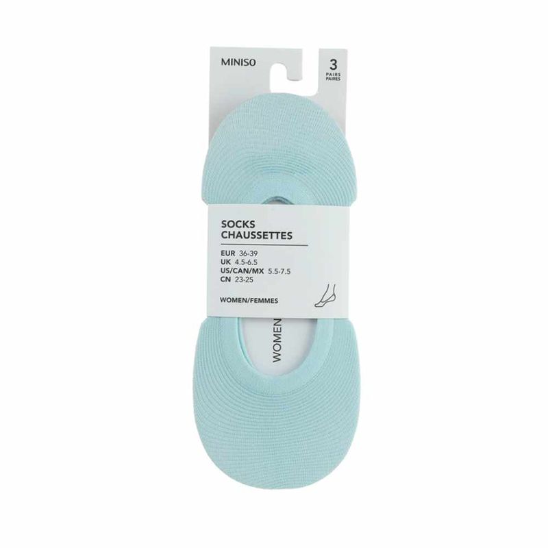 Protector-de-Pie-Transpirable-para-Mujer-Miniso-Brillos-3-Pares-3-16341
