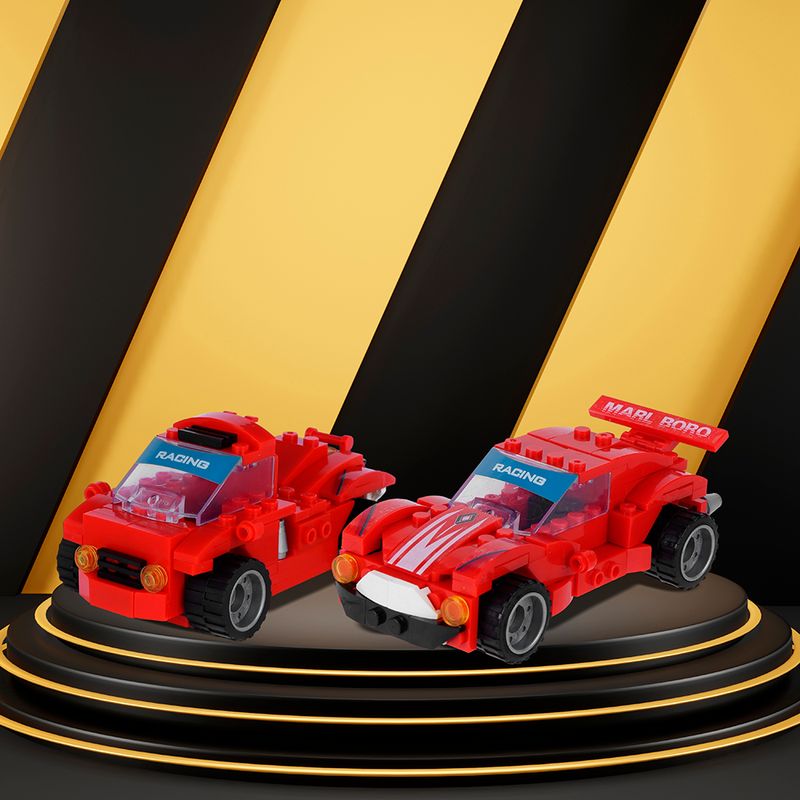 Bloques-Miniboy-Bloques-de-Construccion-de-Coches-de-Carreras-2-en-1-Rojo-Miniso-4-16386