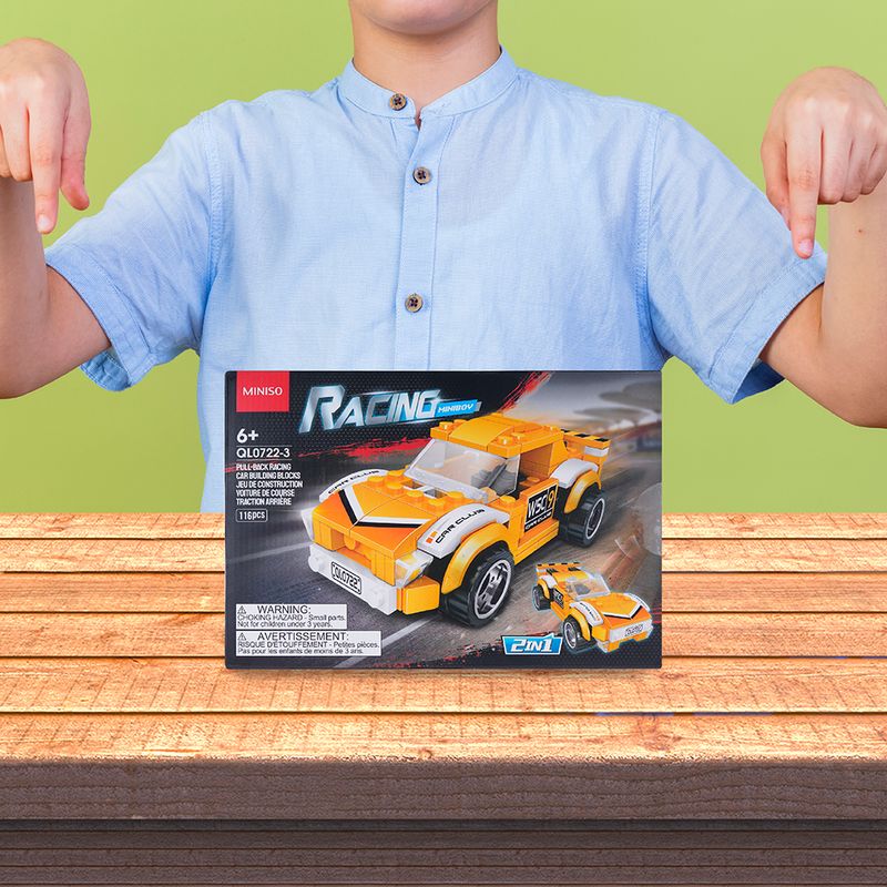 Bloques-Miniboy-Bloques-de-Construccion-de-Coches-de-Carreras-2-en-1-Amarillo-Miniso-7-16387