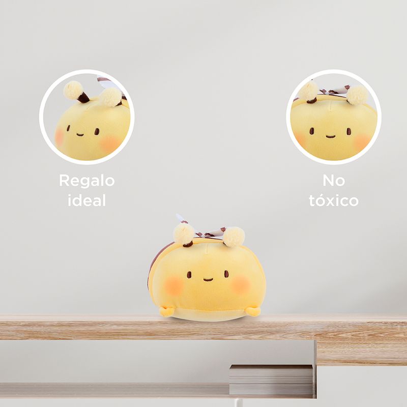 Peluche-Mini-Family-Safari-Series-Insectos-Abeja-Amarillo-Miniso-6-16498