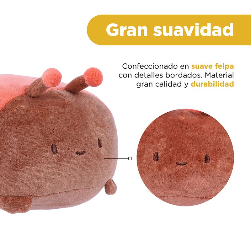 Peluche-Mini-Family-Safari-Series-Insectos-Escarabajo-Naranja-Miniso-4-16499