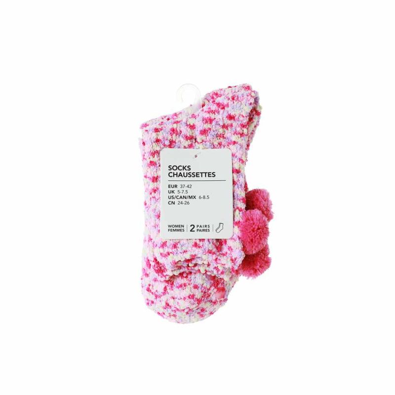 Medias Infantiles Miniso Unicornios 3 Pares Edad 7 A 9 Rosa y Azul