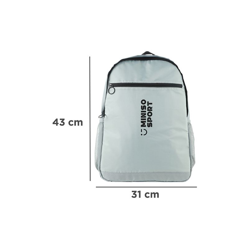 Mochila Deportiva Unisex Gris