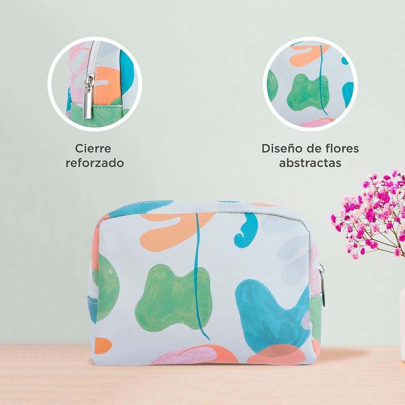 Cosmetiquera-Miniso-Flores-Abstractas-Gris-5-16514