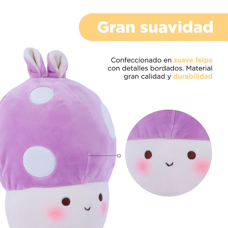 Peluche-Hongo-Orejas-de-conejo-Purpura-Miniso-5-16706