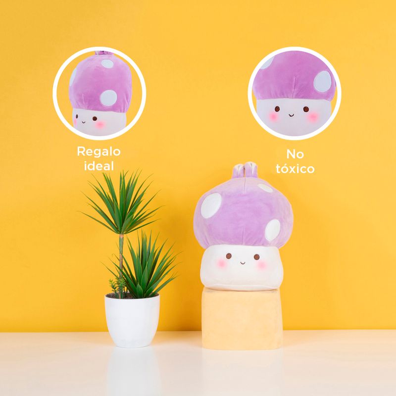 Peluche-Hongo-Orejas-de-conejo-Purpura-Miniso-6-16706