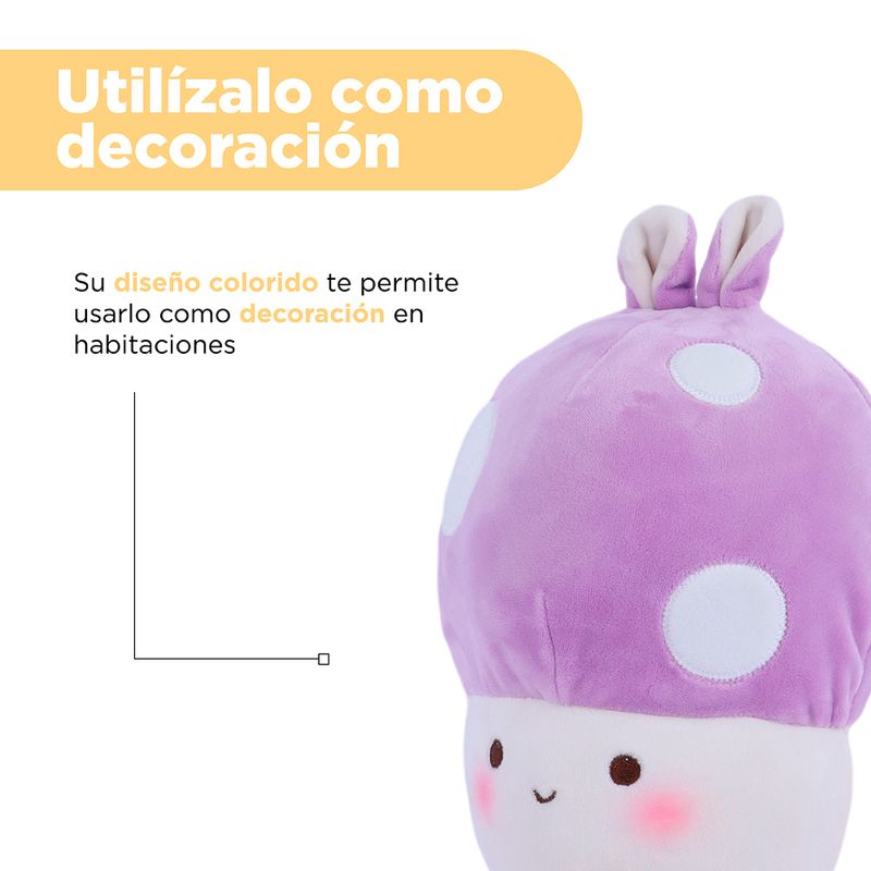 Peluche-Hongo-Orejas-de-conejo-Purpura-Miniso-7-16706