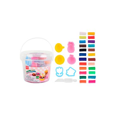Plastilina con Caja de Plastico Miniso