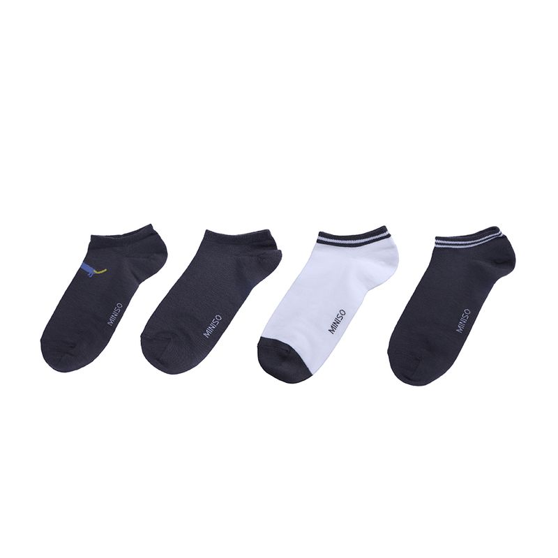 Medias-para-Hombre-Miniso-Perro-Amarillo-4-Pares-1-16330