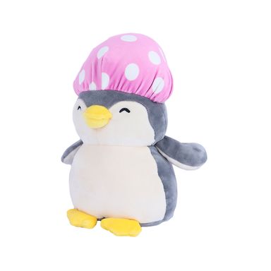 Peluche Pen Pen con Sombreo de Champiñon Morado Mini Family