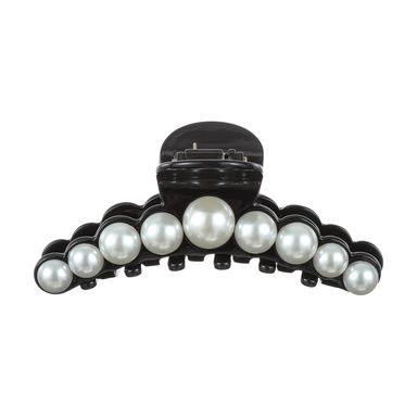 Caimán para Cabello de Garra con Perlas Negro