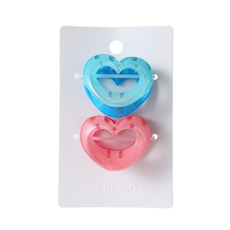 Set-de-caimanes-para-Cabello-Mini-Forma-de-Coraz-n-Miniso-2-Pzas-Rosa-2-17105