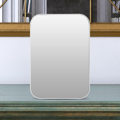 Espejo Vanity Cuadrado de Doble Uso Blanco