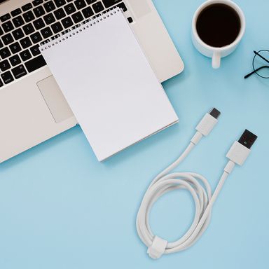 Cable de Carga Rapida Tpe Tipo C 6A Blanco Miniso