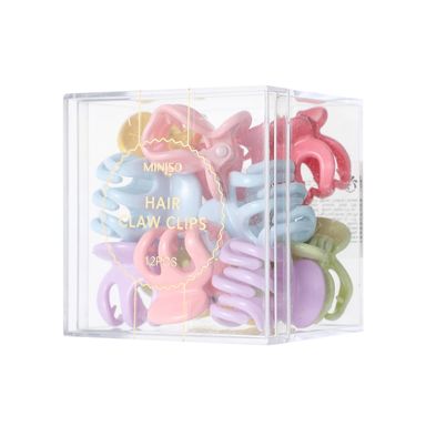 Hebilla para Cabello Mini 12 Pzas Mix de Colores