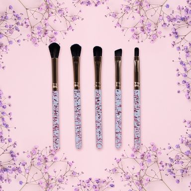 Mini Juego de Brochas para Sombras de Ojos Sparkling Star Series 5 Piezas