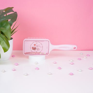 Cepillo de Cabello Rectangular con Brillos Disney Princess Collection Disney