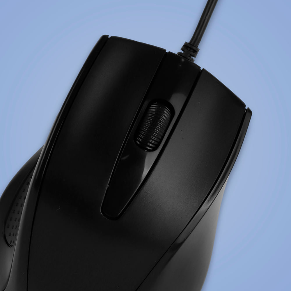 Cable USB para ratón ergonómico-negro