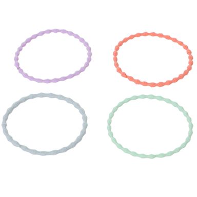 Paquete de Ligas delgadas para el Cabello Miniso 40 Pzas Mix de Colroes