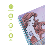 Libreta-Purpura-A6-50-Hojas-Disney-la-Sirenita-4-17142