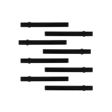 Set de Hebillas para el Cabello Tipo Pinza Miniso Negro 8 Pzas