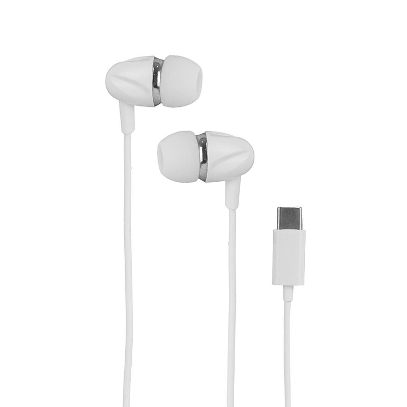 Audifonos Tipo C Microfono Mod 22E27 Blanco Miniso