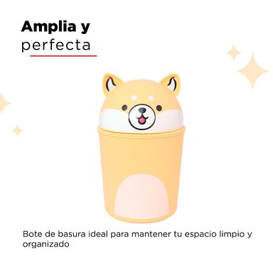 Bote de Basura de Escritorio Mini Family Sports Shiba
