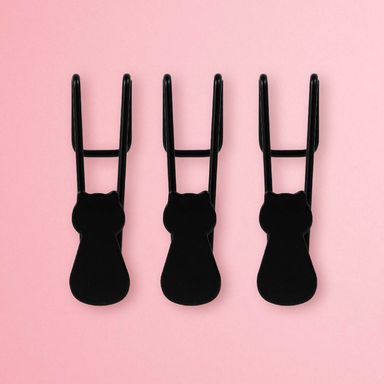 Ganchos Adhesivos de Hierro de la Serie Cat 3 Pzas