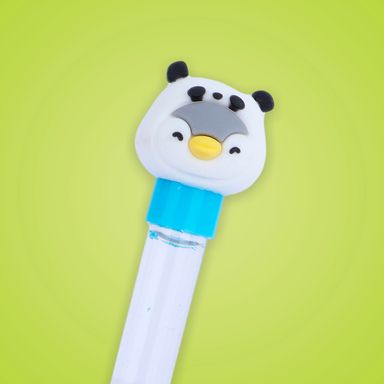 Esfero de Gel con Purpurina de la Serie Mini Family Pen Pen Negro  Mini Family