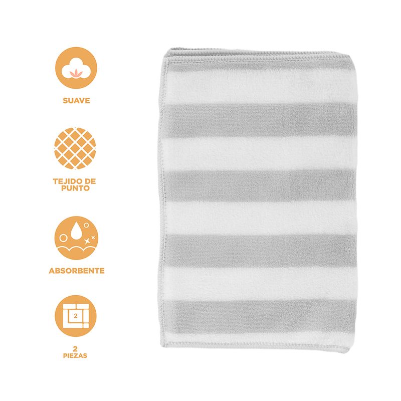 Toalla-de-Ba-o-Infantil-Polar-Rayada-Miniso-2-Pzas-Gris-3-17557