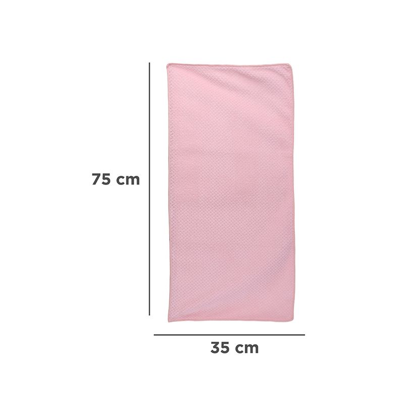 Toalla ducha Jacquard rosa empolvado