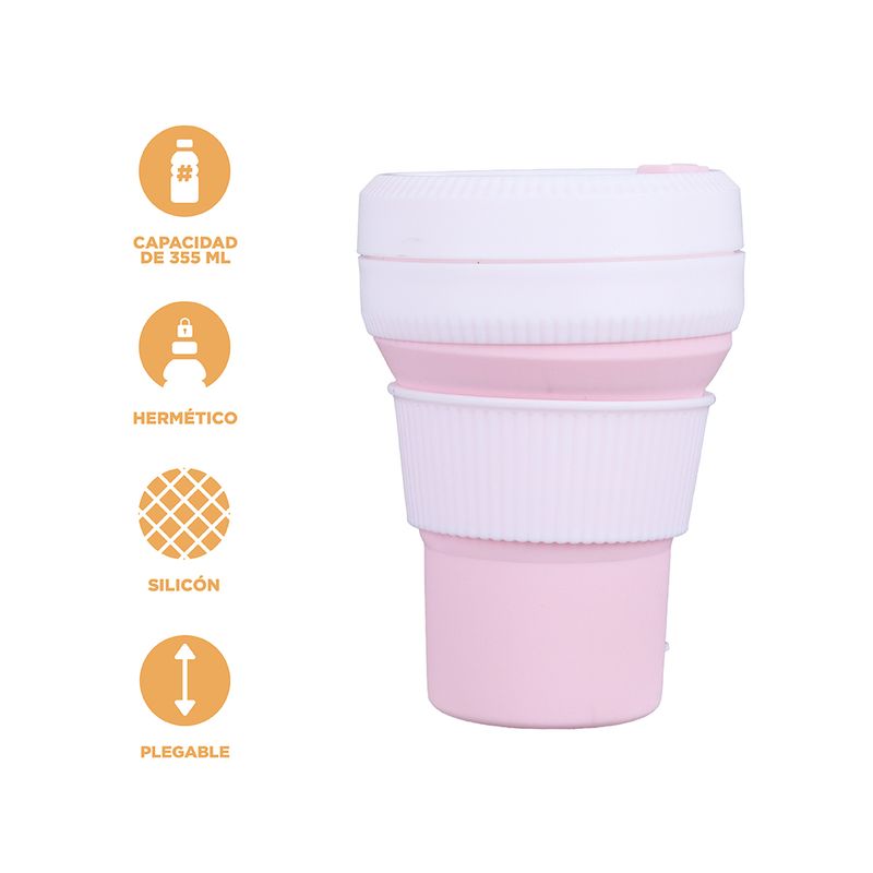 Vaso-de-Silicona-Plegable-Portatil-350-Ml-Rosa-3-17472