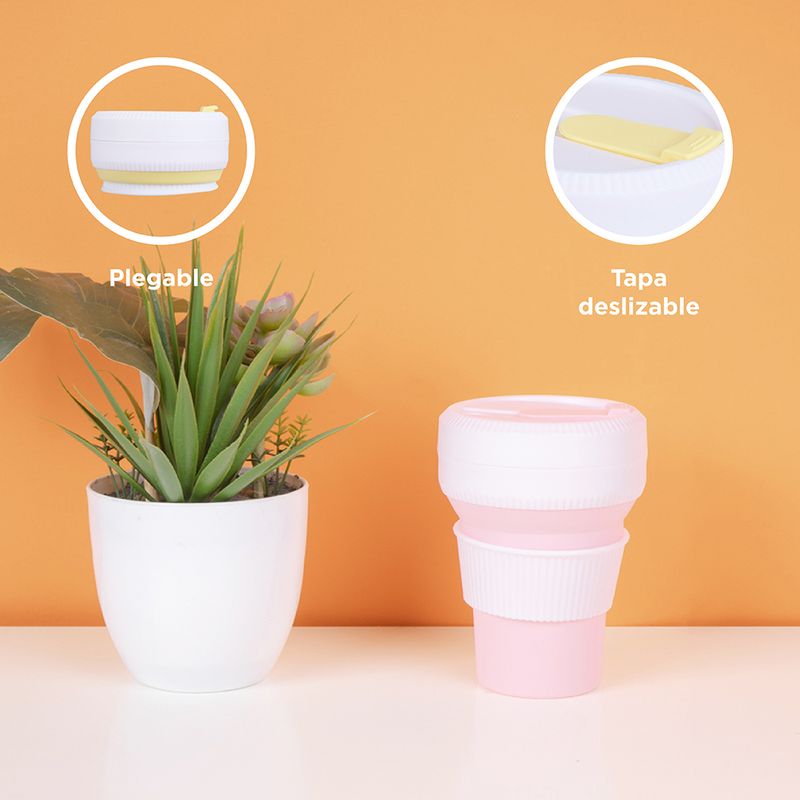 Vaso-de-Silicona-Plegable-Portatil-350-Ml-Amarillo-5-17473