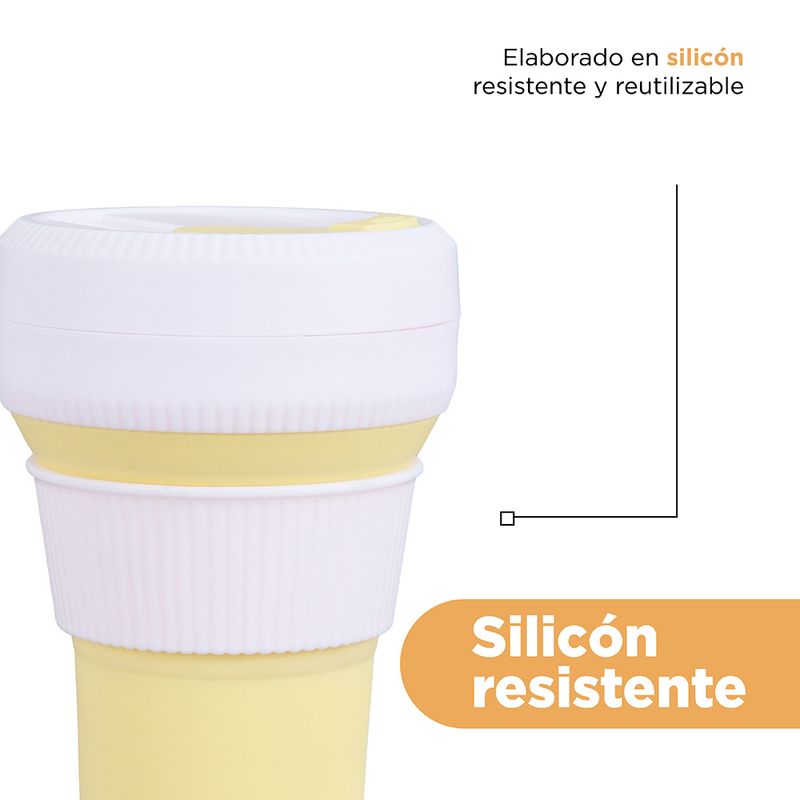 Vaso-de-Silicona-Plegable-Portatil-350-Ml-Amarillo-6-17473