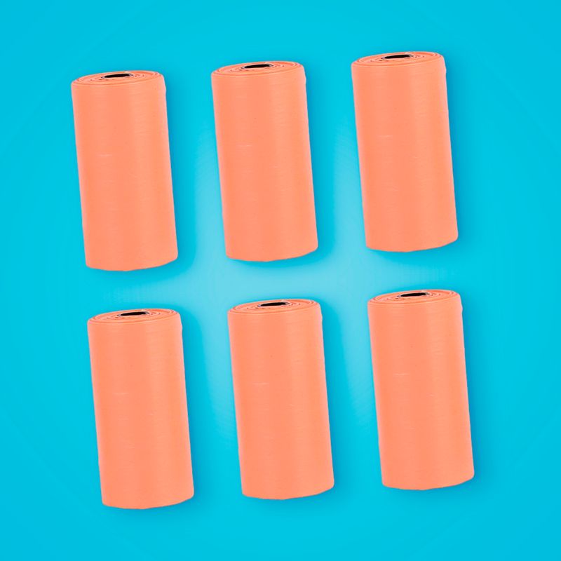 Bolsas-para-desechos-para-Mascota-de-la-Serie-Macaron-6-por-20-Naranja-Rosado-Miniso-2-17633
