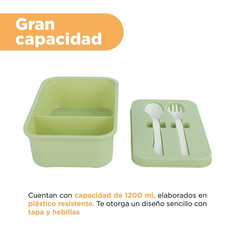 Contenedor-para-Almuerzo-Rectangular-1200-Ml-Verde-4-17616
