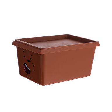 Caja de Almacenamiento con Tapa Colección Osos Escandalosos 5.0 Oso Pardo